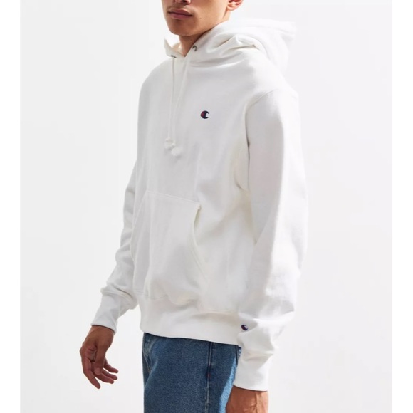 Champion White Reverse Weave Hoodie size S - Picture 2 of 6
